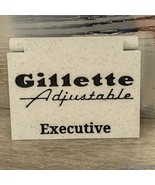 Gillette Fatboy / Executive Safety Razor Case With Blade Bank: USA Made - $25.00
