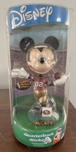 San Francisco 49ers Disney Quarterback Mickey Mouse Bobblehead Doll Hand... - £39.52 GBP