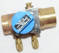 Watts CSM61M1S 1 Inch Bronze Balancing Ball Valve Position Indicator Memory Stop image 2