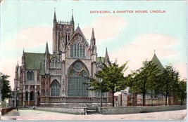 Cathedral and Chapter House Lincoln England Postcard - £5.40 GBP