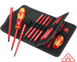 Wera Slotted/Phillips/Square/Cabinet Insulated Screwdriver 18 Piece Set - £209.36 GBP