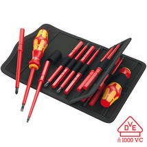 Wera Slotted/Phillips/Square/Cabinet Insulated Screwdriver 18 Piece Set - £204.81 GBP