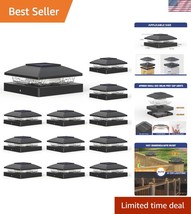 Solar Powered 4x4 Post Cap Lights - 12 LED Lights for Outdoor Garden Ele... - $1,260.84 MXN