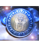 HAUNTED EGYPT COIN KING OF COINS GROW MONEY MAGICK OOAK MAGICKAL - $475.42 CAD