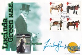 Lucinda Green Equestrian Horse Olympics Hand Signed FDC - £7.07 GBP