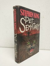 Stephen King Pet Sematary 1983 Early Printing Y45 Gutter Code Hcdj - £22.96 GBP