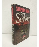 Stephen King PET SEMATARY 1983 Early Printing Y45 Gutter Code HCDJ - $40.32 CAD
