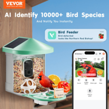 Smart Bird Feeder with Camera 2K HD AI Identify Bird Species Solar-Powered - $117.80