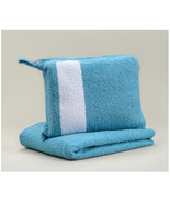 Kashwere Travel Throw Blanket - Aquarelle Blue - £71.14 GBP