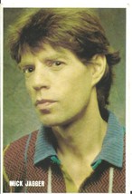 ⭕VTG card pocket calendar 1985 MICK JAGGER Portugal group music singer - $73.98 MXN