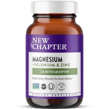 12/26 New Chapter Magnesium-Selenium-Zinc Supplement for Active Bodies, ... - $24.74