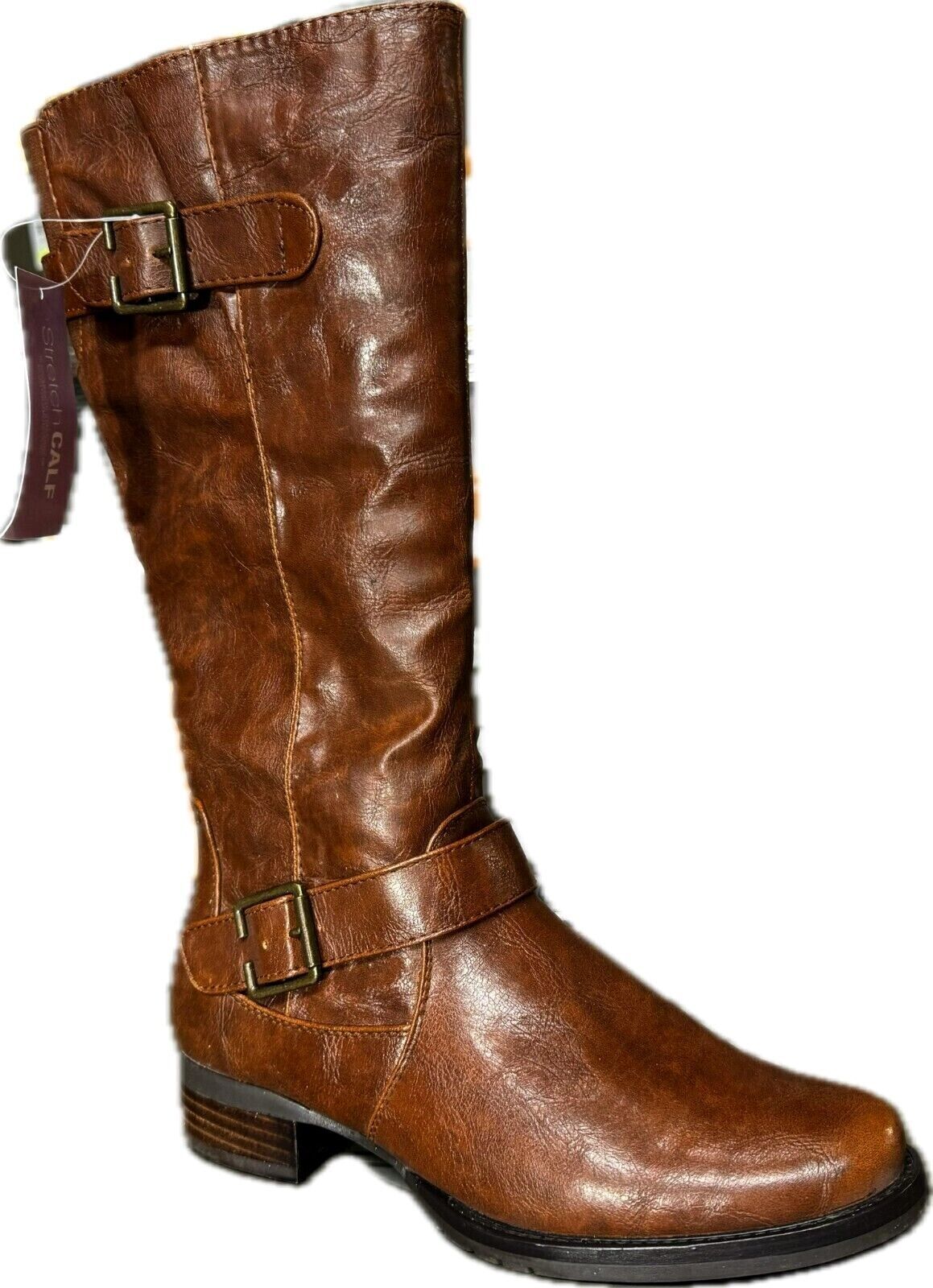 Primary image for EASY SPIRIT Women's Rust Stretchy Zip Boots Size 6