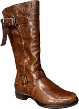 EASY SPIRIT Women&#39;s Rust Stretchy Zip Boots Size 6 - $29.99
