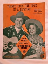 Vintage Sheet Music There’s Only One Love In A Lifetime Jane Withers And Gene - £15.62 GBP