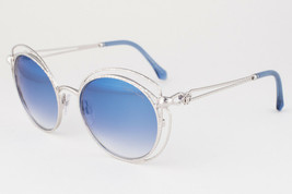 Roberto Cavalli RC1030 Cascina 16X Shiny Palladium / Blue Mirror Sunglasses - £113.12 GBP