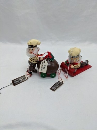 Set Of (2) Hersheys Collector Series 1992 Ornaments - $13.37