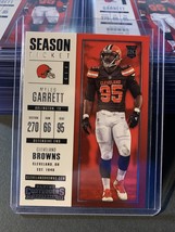 2017 Panini Contenders #44 Myles Garrett RC Cleveland Browns - QTY Available - £3.15 GBP