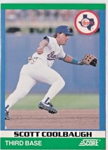 Scott Coolbaugh Rangers Third Base 1991 Score RISING STAR Card # 36  Near Mint - $1.34