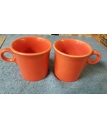 2 Fiestaware, Java Mugs, Paprika, brown, burnt orange, rust, Fiesta, - £11.27 GBP