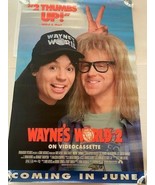 Movie Theater Cinema Poster Lobby Card vtg 1993 Waynes World 2 Mike Myer... - £31.03 GBP