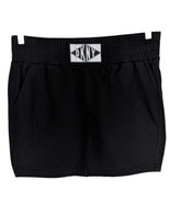 DKNY Black Athletic Skirt Sport Logo Patch Womens Size Medium with Pockets - $29.45