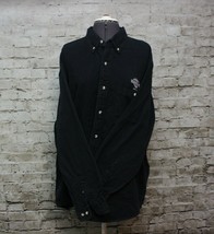 Vintage Hard Rock Cafe button down shirt, black, size L - $37.50
