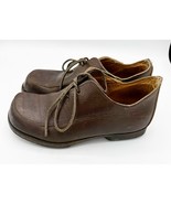 Cydwoq Leather Oxford Moc Womens Size 6.5 brown hand made in USA - £56.24 GBP