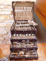 Hepplewhite Eng by Reed & Barton Sterling Silver Flatware Set Service 297 Pieces - $27,225.00