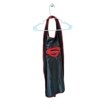 Six Flags Boys One Size Super Man Cape Black Red Bling - £8.39 GBP