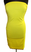 Love J Yellow Strapless Bodycon Mini Dress, Plus Size 2X - £10.26 GBP