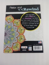 Adult Coloring Book MANDALAS from the RELAX AND REWIND Series  632 20102... - £2.46 GBP