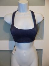 FREE PEOPLE Movement On The Radar Bra Soft Heather Blue Activewear Size ... - $43.20