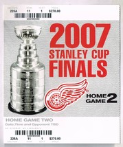 2007 NHL Stanley Cup Finals Home Game 2 Phantom Ticket Detroit Red Wings - £7.69 GBP