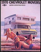 1970 Chevrolet Camper RV Motor Home Truck Brochure Xlnt - £7.02 GBP