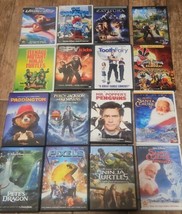 DVD Lot Of 16 Family Movies, Underdog, Zathura, Spy Kids, Paddington, Pixels - £11.69 GBP