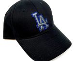 National Cap MVP Los Angeles Dodgers LA Logo Baseball Black Curved Bill ... - £13.22 GBP