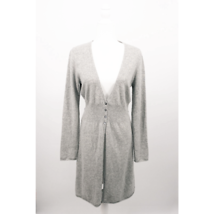 Repeat Womens Cardigan Sweater Gray Cashmere Marled Long Sleeve V Neck B... - £45.99 GBP