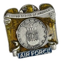 USAF Air Force American Legion Pin Made In USA Lapel Hat Military - $15.50