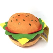 Bobs Burgers Cheeseburger  Stuffed Plush Toy Soft 5” New - £13.18 GBP