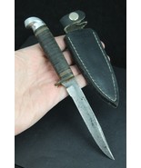 Vintage Western Hunting Knife BOULDER COLO USA sheath Skinner Hunter EST... - £39.14 GBP