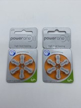 12 x Powerone Mercury Free Hearing Aid Batteries Size 13 Power one Exp 0... - £4.62 GBP