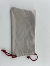 Del Sol GRAY Micro Fiber Sunglass Carrying Pouch Bag with RED drawstring... - $5.00
