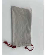 Del Sol GRAY Micro Fiber Sunglass Carrying Pouch Bag with RED drawstring... - €4,28 EUR