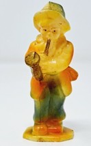 Louis Marx &amp; Co 1960s Little Boy Blue 3&quot; Figure Horn Saxophone Hong Kong Made - £8.63 GBP