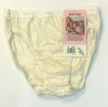 NWT Size 5 Vtg Jockey Silks French Cut Bikini Panties Nylon/Cotton High ... - $21.66