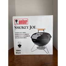 Weber Smokey Joe Mini BBQ Kettle Grill Model 10001 Black New Open Box - $1,026.57 MXN