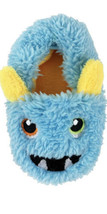 Wonder Nation Infants Boys Monster Slippers House Shoes Size 2 Blue Yellow NEW - £5.44 GBP