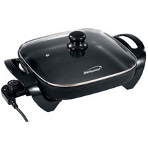 Brentwood 12 in. Electric Skillet with Glass Lid in Black - $105.99