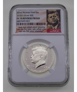2018-S 50C Kennedy Demi Dollar Classé Par NGC PF70 Marche Arrière Proof - $1,585.58 MXN