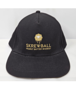 Skrewball Peanut Butter Whiskey Black Hat Cap Headstart 8519 Snapback - $147.39 MXN